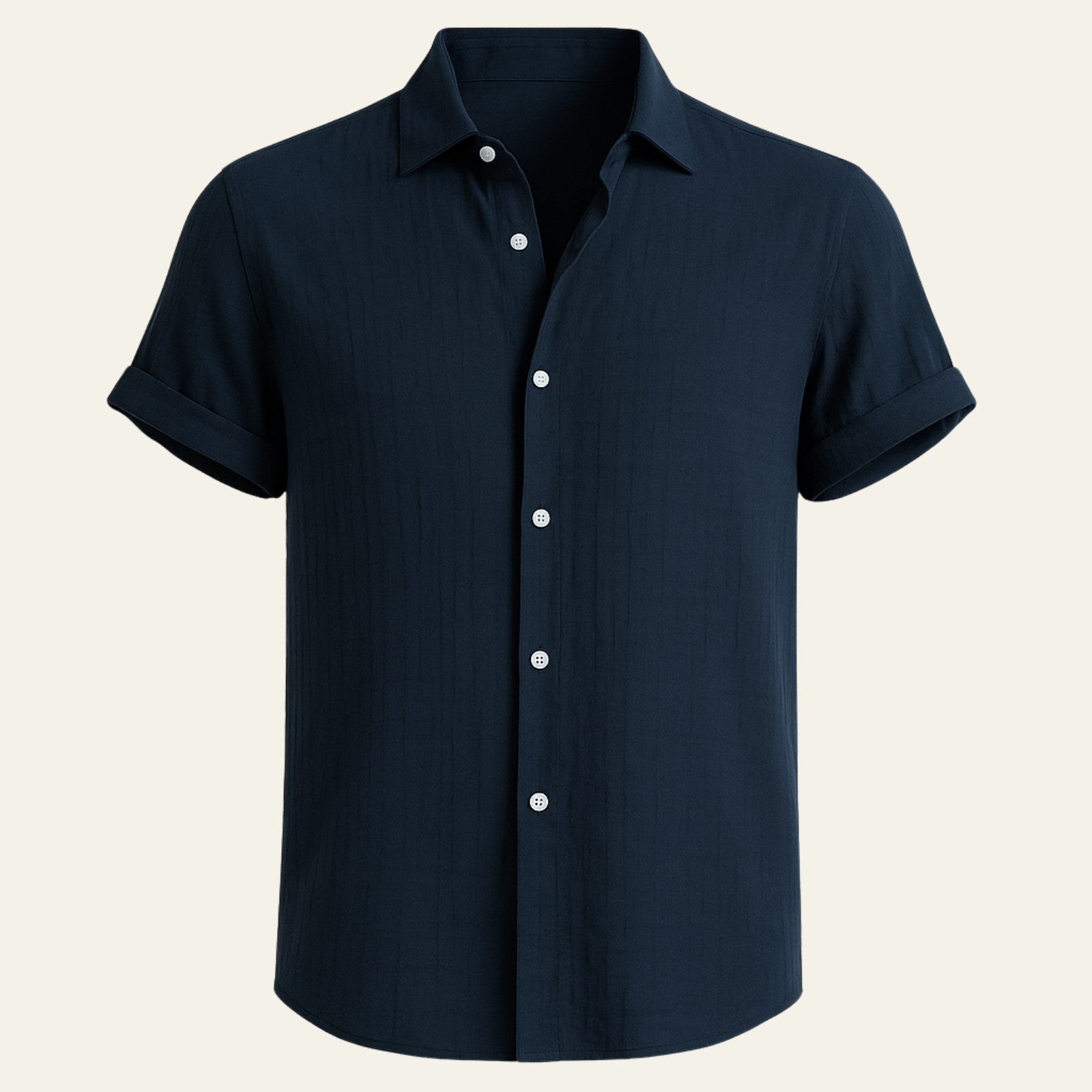 Men’s Lightweight Shirt | Polyester-Linen Fabric