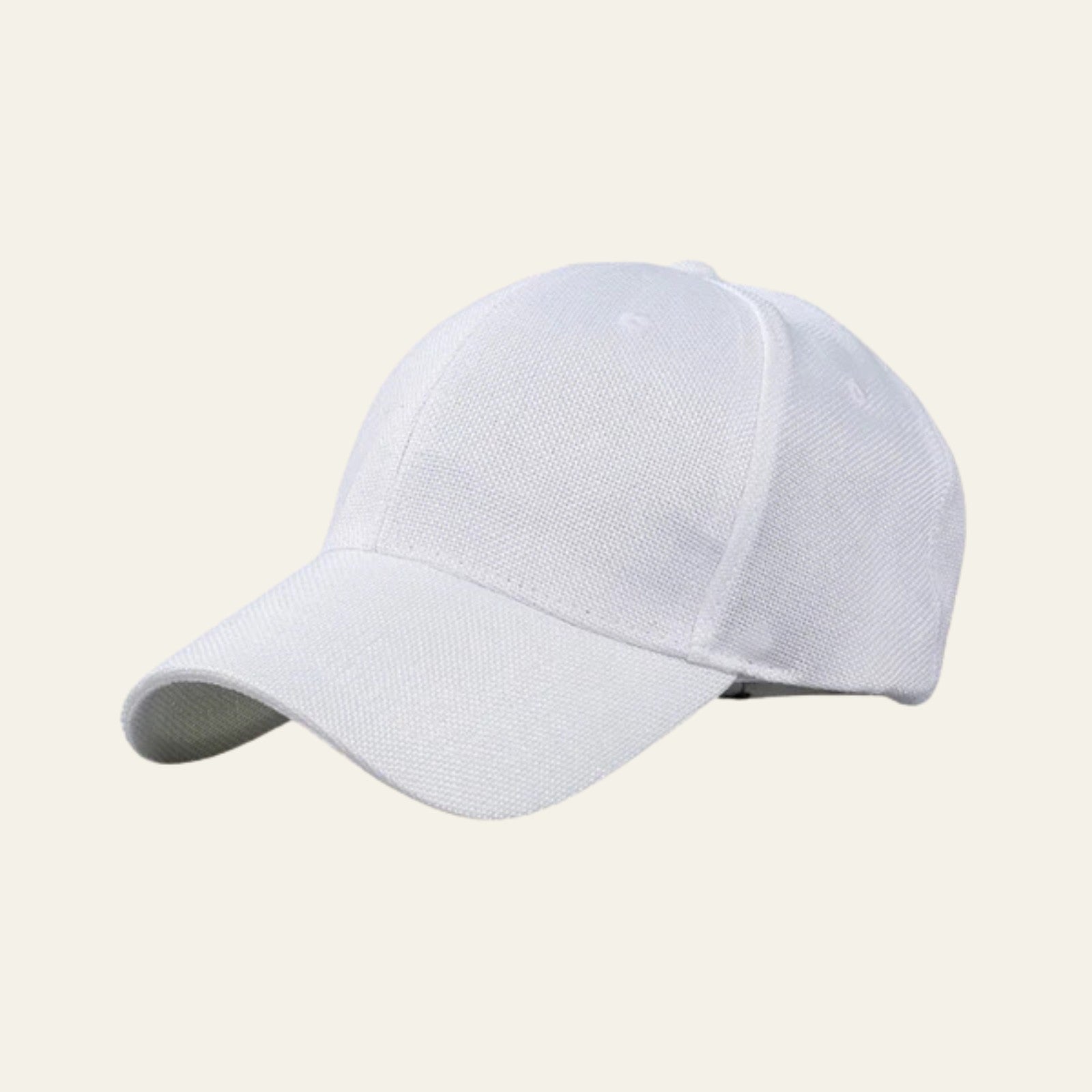 Men’s Linen Blend Baseball Cap | Lightweight Casual Fit Hat