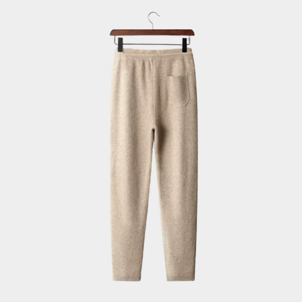 Men’s Cashmere Drawstring Leisure Pants | Relaxed Fit