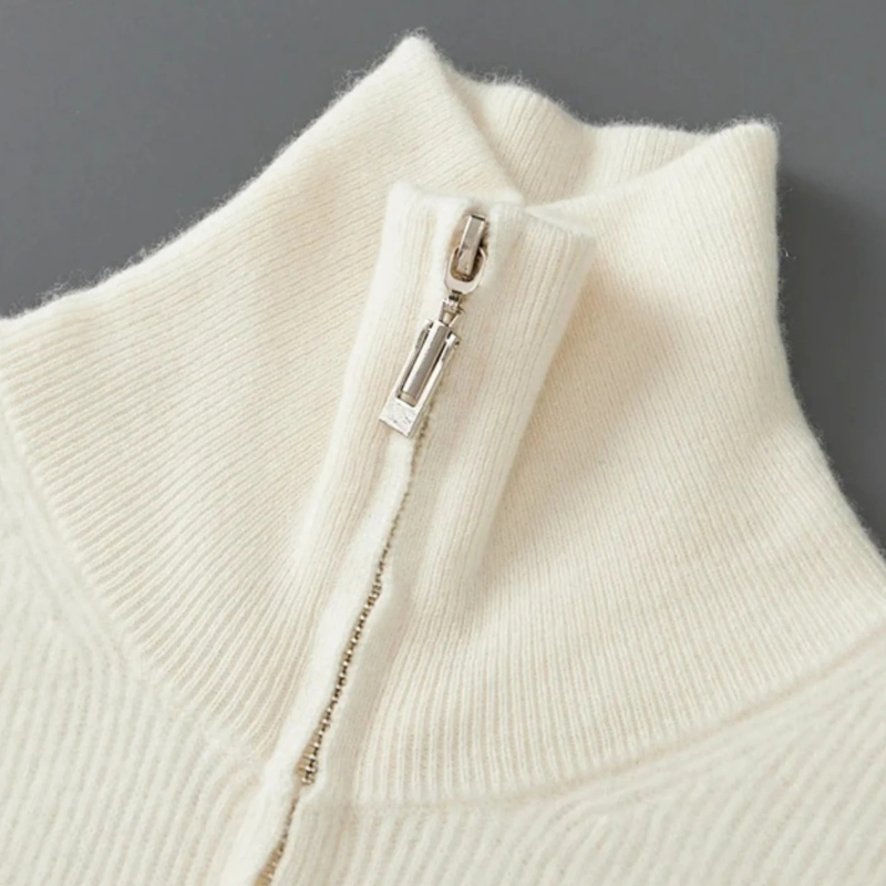 Men’s Zip Vest | Knit Merino Wool Blend