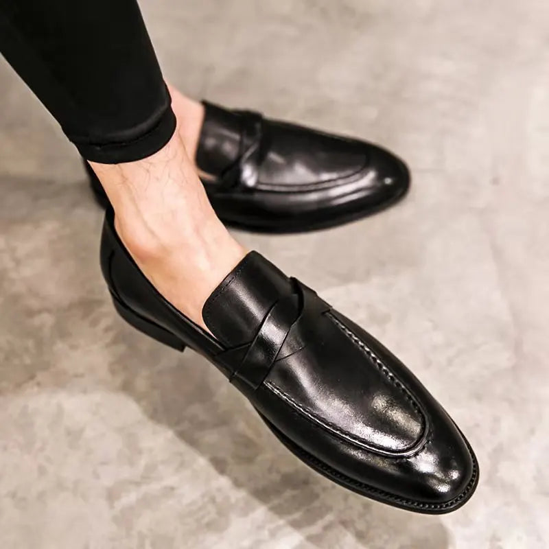 Men’s Classic Leather Loafers | Sleek Dress Shoes