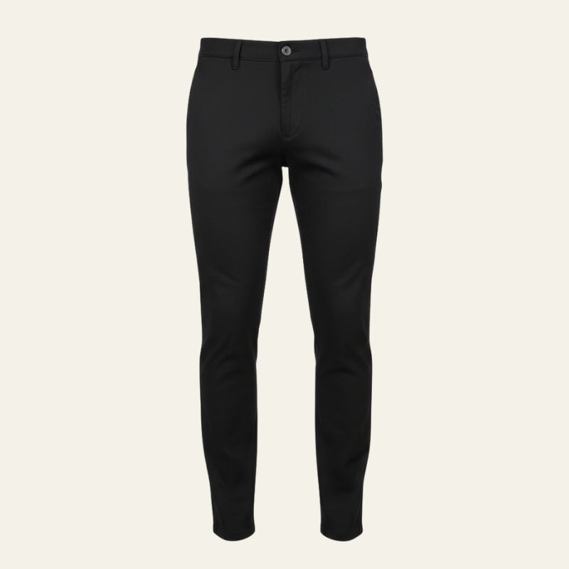 Men’s Slim Fit Stretch Pants | Tapered Leg Tailored Trousers